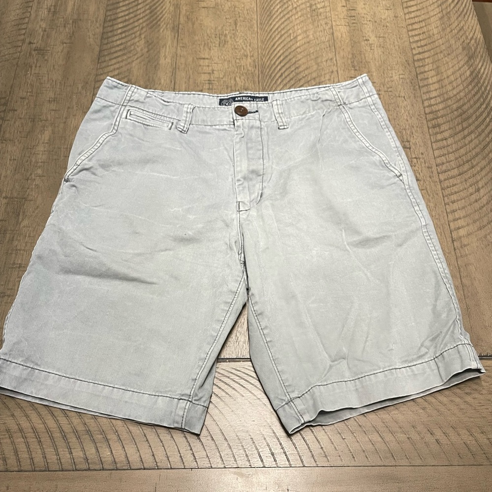 American Eagle Khaki Rn 54485 31 Classic Cotton  Men's Shorts